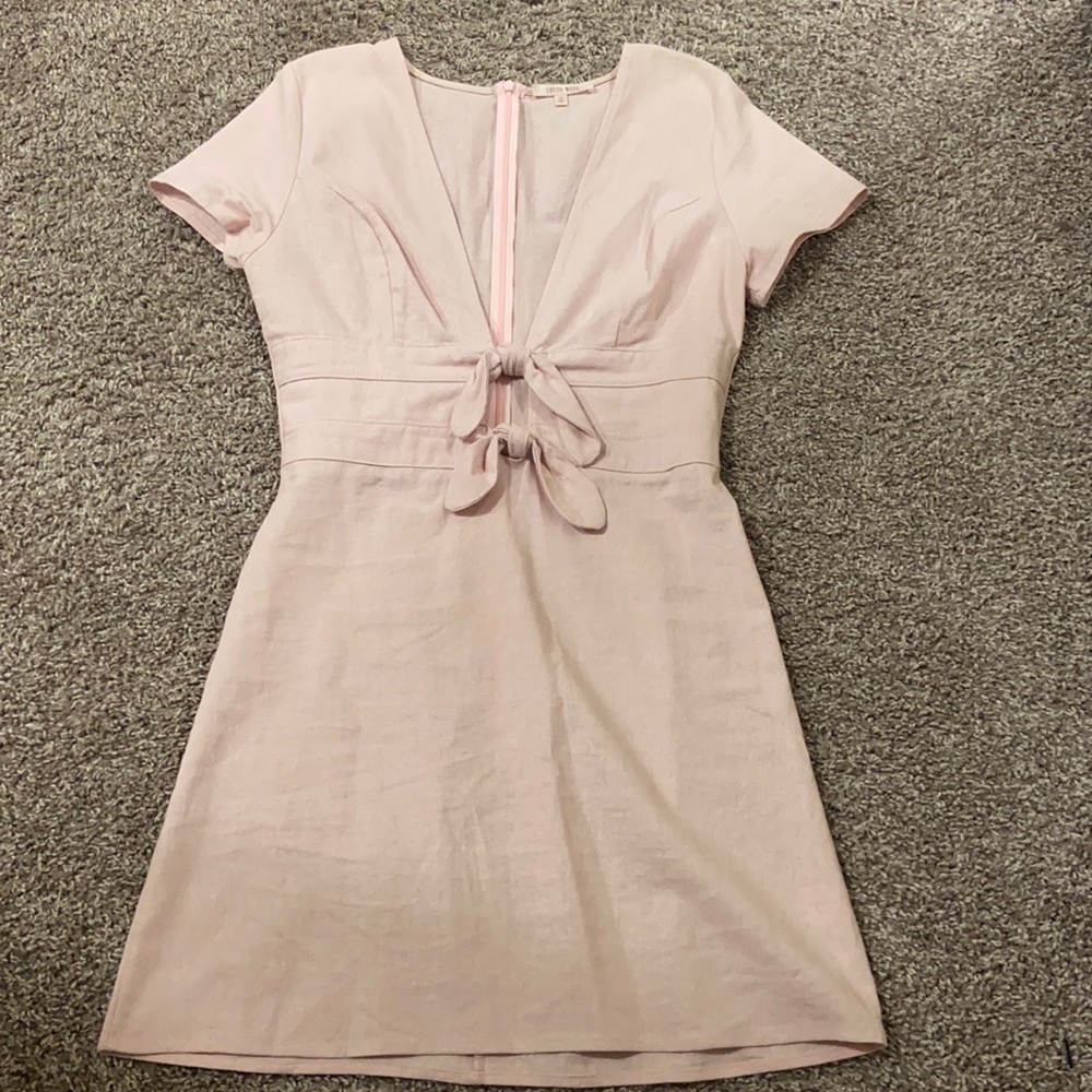 PacSun Lottie Moss Tie Front Dress